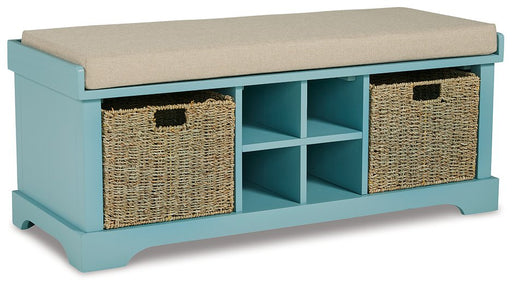 Dowdy Storage Bench - Premium Bench from Ashley Furniture - Just $236.78! Shop now at Furniture Wholesale Plus  We are the best furniture store in Nashville, Hendersonville, Goodlettsville, Madison, Antioch, Mount Juliet, Lebanon, Gallatin, Springfield, Murfreesboro, Franklin, Brentwood