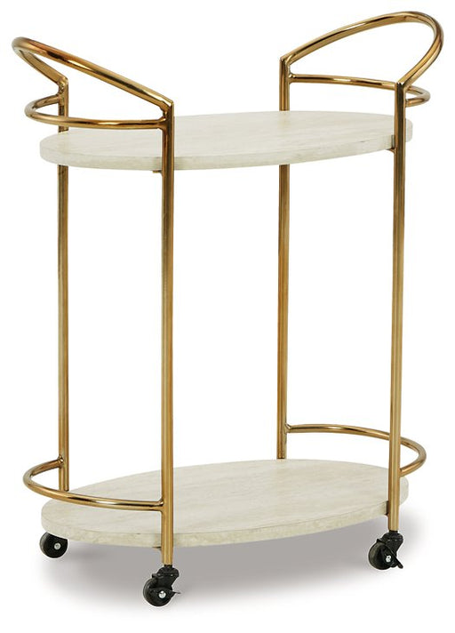 Tarica Bar Cart - Premium Bar Cart from Ashley Furniture - Just $157.34! Shop now at Furniture Wholesale Plus  We are the best furniture store in Nashville, Hendersonville, Goodlettsville, Madison, Antioch, Mount Juliet, Lebanon, Gallatin, Springfield, Murfreesboro, Franklin, Brentwood