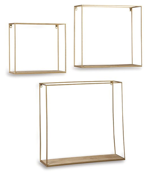 Efharis Wall Shelf (Set of 3) - Premium Wall Decor from Ashley Furniture - Just $81.54! Shop now at Furniture Wholesale Plus  We are the best furniture store in Nashville, Hendersonville, Goodlettsville, Madison, Antioch, Mount Juliet, Lebanon, Gallatin, Springfield, Murfreesboro, Franklin, Brentwood