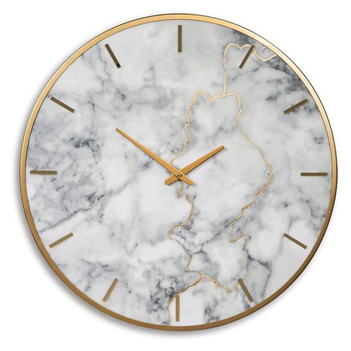 Jazmin Wall Clock - Premium Clock from Ashley Furniture - Just $116.84! Shop now at Furniture Wholesale Plus  We are the best furniture store in Nashville, Hendersonville, Goodlettsville, Madison, Antioch, Mount Juliet, Lebanon, Gallatin, Springfield, Murfreesboro, Franklin, Brentwood