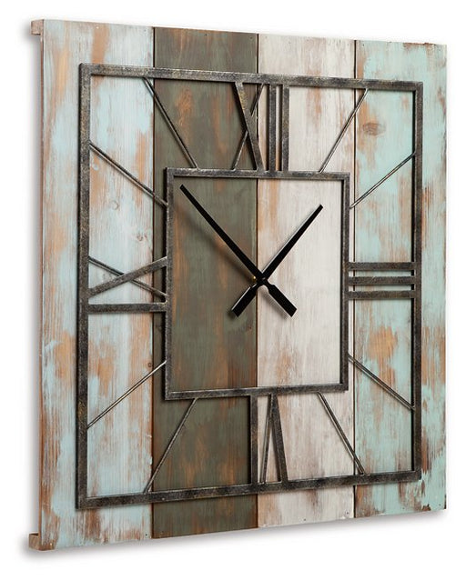 Perdy Wall Clock - Premium Clock from Ashley Furniture - Just $99.19! Shop now at Furniture Wholesale Plus  We are the best furniture store in Nashville, Hendersonville, Goodlettsville, Madison, Antioch, Mount Juliet, Lebanon, Gallatin, Springfield, Murfreesboro, Franklin, Brentwood