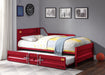 Cargo Red Daybed & Trundle (Twin Size) - Premium Daybed w/ Trundle from ACME East - Just $700.05! Shop now at Furniture Wholesale Plus  We are the best furniture store in Nashville, Hendersonville, Goodlettsville, Madison, Antioch, Mount Juliet, Lebanon, Gallatin, Springfield, Murfreesboro, Franklin, Brentwood