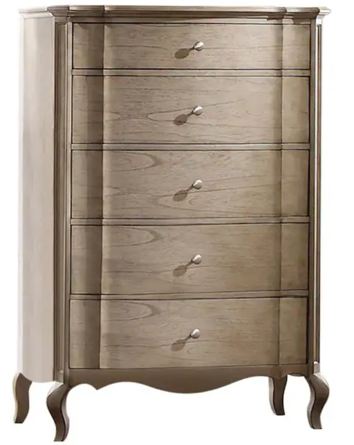 Acme Chelmsford 5-Drawer Chest in Antique Taupe 26056 - Premium Chest from ACME East - Just $1382.55! Shop now at Furniture Wholesale Plus  We are the best furniture store in Nashville, Hendersonville, Goodlettsville, Madison, Antioch, Mount Juliet, Lebanon, Gallatin, Springfield, Murfreesboro, Franklin, Brentwood