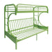 Eclipse Green Bunk Bed (Twin/Full/Futon) - Premium Bunk Bed from ACME East - Just $466.05! Shop now at Furniture Wholesale Plus  We are the best furniture store in Nashville, Hendersonville, Goodlettsville, Madison, Antioch, Mount Juliet, Lebanon, Gallatin, Springfield, Murfreesboro, Franklin, Brentwood