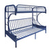 Eclipse Navy Bunk Bed (Twin/Full/Futon) - Premium Bunk Bed from ACME East - Just $466.05! Shop now at Furniture Wholesale Plus  We are the best furniture store in Nashville, Hendersonville, Goodlettsville, Madison, Antioch, Mount Juliet, Lebanon, Gallatin, Springfield, Murfreesboro, Franklin, Brentwood