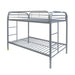 Thomas Silver Bunk Bed (Twin/Twin) - Premium Bunk Bed from ACME East - Just $368.55! Shop now at Furniture Wholesale Plus  We are the best furniture store in Nashville, Hendersonville, Goodlettsville, Madison, Antioch, Mount Juliet, Lebanon, Gallatin, Springfield, Murfreesboro, Franklin, Brentwood