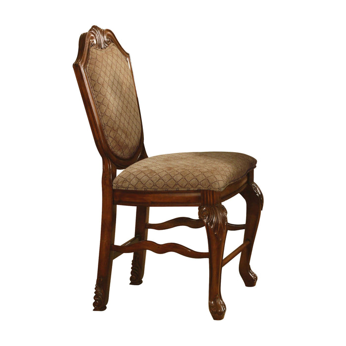 Chateau De Ville Fabric & Cherry Counter Height Chair - Premium Dining Chair from ACME East - Just $624! Shop now at Furniture Wholesale Plus  We are the best furniture store in Nashville, Hendersonville, Goodlettsville, Madison, Antioch, Mount Juliet, Lebanon, Gallatin, Springfield, Murfreesboro, Franklin, Brentwood