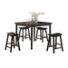 Gaucho Black Counter Height Set (5Pc Pk) - Premium Dining Room Set from ACME East - Just $438.75! Shop now at Furniture Wholesale Plus  We are the best furniture store in Nashville, Hendersonville, Goodlettsville, Madison, Antioch, Mount Juliet, Lebanon, Gallatin, Springfield, Murfreesboro, Franklin, Brentwood