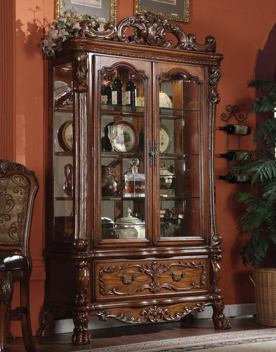 Dresden Cherry Oak Curio Cabinet - Premium Curio from ACME East - Just $2369.25! Shop now at Furniture Wholesale Plus  We are the best furniture store in Nashville, Hendersonville, Goodlettsville, Madison, Antioch, Mount Juliet, Lebanon, Gallatin, Springfield, Murfreesboro, Franklin, Brentwood