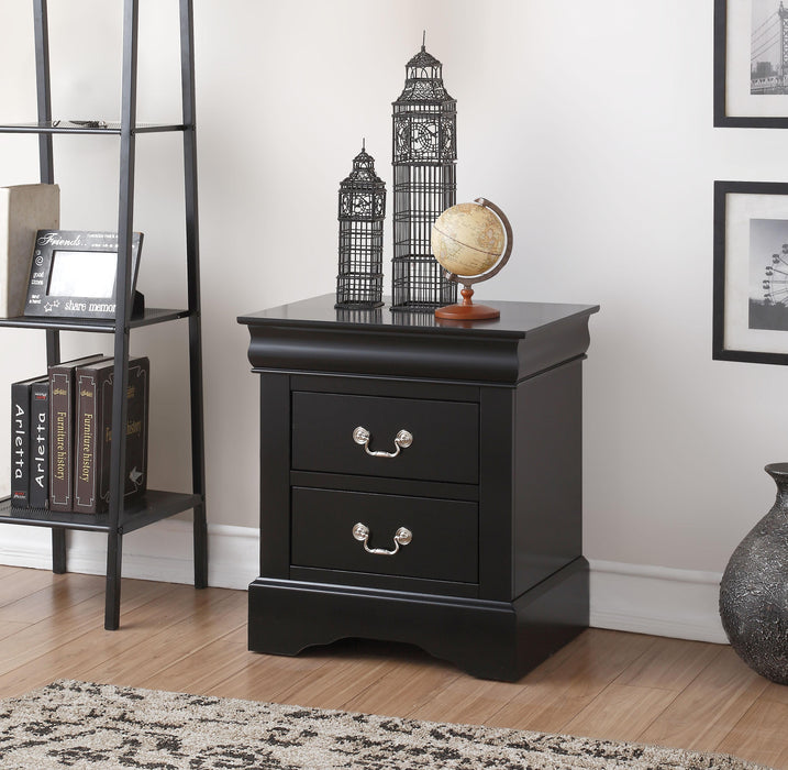 Louis Philippe III Black Nightstand - Premium Nightstand from ACME East - Just $187.20! Shop now at Furniture Wholesale Plus  We are the best furniture store in Nashville, Hendersonville, Goodlettsville, Madison, Antioch, Mount Juliet, Lebanon, Gallatin, Springfield, Murfreesboro, Franklin, Brentwood