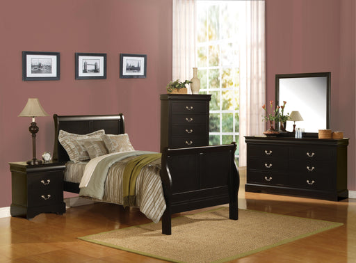Louis Philippe III Black Twin Bed - Premium Bed from ACME East - Just $370.50! Shop now at Furniture Wholesale Plus  We are the best furniture store in Nashville, Hendersonville, Goodlettsville, Madison, Antioch, Mount Juliet, Lebanon, Gallatin, Springfield, Murfreesboro, Franklin, Brentwood