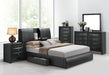 Kofi Black PU Eastern King Bed - Premium Bed from ACME East - Just $1246.05! Shop now at Furniture Wholesale Plus  We are the best furniture store in Nashville, Hendersonville, Goodlettsville, Madison, Antioch, Mount Juliet, Lebanon, Gallatin, Springfield, Murfreesboro, Franklin, Brentwood