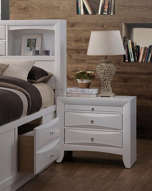 Ireland White Nightstand - Premium Nightstand from ACME East - Just $269.10! Shop now at Furniture Wholesale Plus  We are the best furniture store in Nashville, Hendersonville, Goodlettsville, Madison, Antioch, Mount Juliet, Lebanon, Gallatin, Springfield, Murfreesboro, Franklin, Brentwood