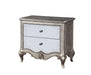 Esteban Antique Champagne Nightstand (2 Drw) - Premium Nightstand from ACME East - Just $631.80! Shop now at Furniture Wholesale Plus  We are the best furniture store in Nashville, Hendersonville, Goodlettsville, Madison, Antioch, Mount Juliet, Lebanon, Gallatin, Springfield, Murfreesboro, Franklin, Brentwood