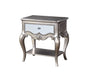 Esteban Antique Champagne Nightstand (1 Drw) - Premium Nightstand from ACME East - Just $569.40! Shop now at Furniture Wholesale Plus  We are the best furniture store in Nashville, Hendersonville, Goodlettsville, Madison, Antioch, Mount Juliet, Lebanon, Gallatin, Springfield, Murfreesboro, Franklin, Brentwood