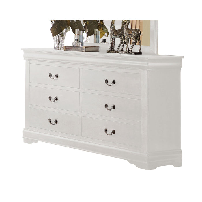 Louis Philippe White Dresser - Premium Dresser from ACME East - Just $522.60! Shop now at Furniture Wholesale Plus  We are the best furniture store in Nashville, Hendersonville, Goodlettsville, Madison, Antioch, Mount Juliet, Lebanon, Gallatin, Springfield, Murfreesboro, Franklin, Brentwood