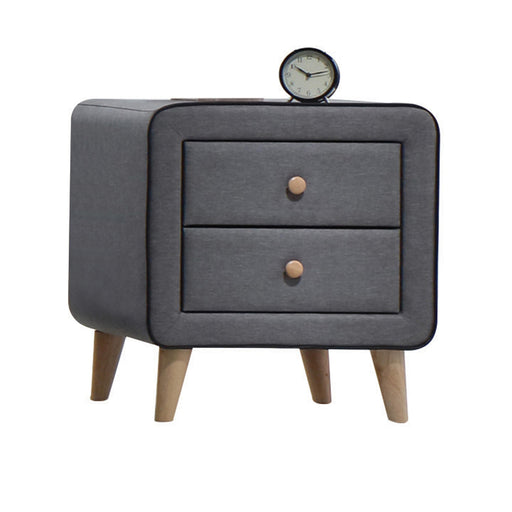 Valda Light Gray Fabric Nightstand - Premium Nightstand from ACME East - Just $212.55! Shop now at Furniture Wholesale Plus  We are the best furniture store in Nashville, Hendersonville, Goodlettsville, Madison, Antioch, Mount Juliet, Lebanon, Gallatin, Springfield, Murfreesboro, Franklin, Brentwood