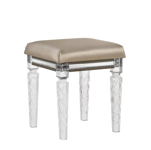 Skylar PU & Dark Champagne Vanity Stool - Premium Vanity from ACME East - Just $251.55! Shop now at Furniture Wholesale Plus  We are the best furniture store in Nashville, Hendersonville, Goodlettsville, Madison, Antioch, Mount Juliet, Lebanon, Gallatin, Springfield, Murfreesboro, Franklin, Brentwood