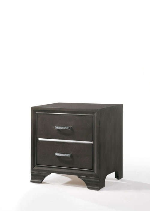 Carine II Gray Nightstand - Premium Nightstand from ACME East - Just $235.95! Shop now at Furniture Wholesale Plus  We are the best furniture store in Nashville, Hendersonville, Goodlettsville, Madison, Antioch, Mount Juliet, Lebanon, Gallatin, Springfield, Murfreesboro, Franklin, Brentwood