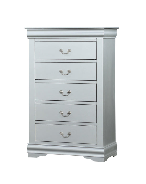 Louis Philippe Platinum Chest - Premium Chest from ACME East - Just $386.10! Shop now at Furniture Wholesale Plus  We are the best furniture store in Nashville, Hendersonville, Goodlettsville, Madison, Antioch, Mount Juliet, Lebanon, Gallatin, Springfield, Murfreesboro, Franklin, Brentwood
