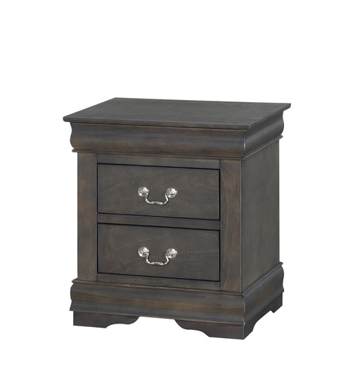 Louis Philippe Dark Gray Nightstand - Premium Nightstand from ACME East - Just $187.20! Shop now at Furniture Wholesale Plus  We are the best furniture store in Nashville, Hendersonville, Goodlettsville, Madison, Antioch, Mount Juliet, Lebanon, Gallatin, Springfield, Murfreesboro, Franklin, Brentwood