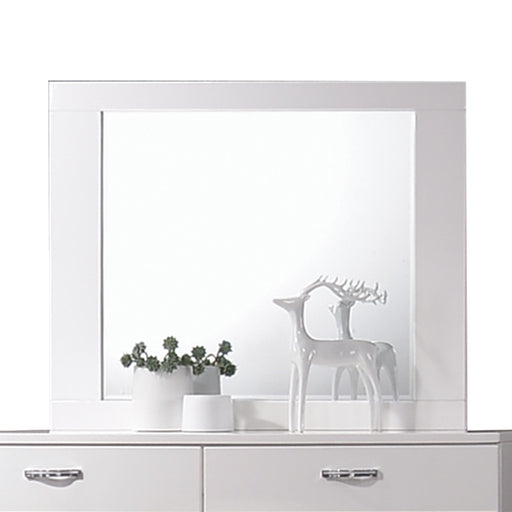 Naima II White High Gloss Mirror - Premium Mirror from ACME East - Just $159.90! Shop now at Furniture Wholesale Plus  We are the best furniture store in Nashville, Hendersonville, Goodlettsville, Madison, Antioch, Mount Juliet, Lebanon, Gallatin, Springfield, Murfreesboro, Franklin, Brentwood
