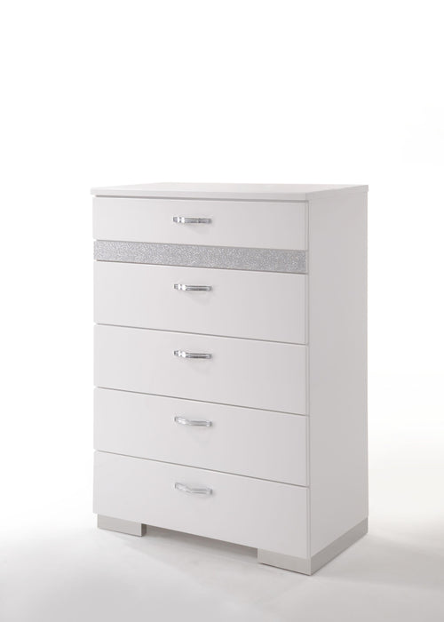 Naima II White High Gloss Chest - Premium Chest from ACME East - Just $811.20! Shop now at Furniture Wholesale Plus  We are the best furniture store in Nashville, Hendersonville, Goodlettsville, Madison, Antioch, Mount Juliet, Lebanon, Gallatin, Springfield, Murfreesboro, Franklin, Brentwood
