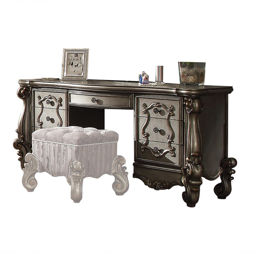 Versailles Antique Platinum Vanity Desk - Premium Vanity from ACME East - Just $2254.20! Shop now at Furniture Wholesale Plus  We are the best furniture store in Nashville, Hendersonville, Goodlettsville, Madison, Antioch, Mount Juliet, Lebanon, Gallatin, Springfield, Murfreesboro, Franklin, Brentwood