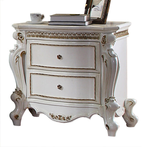 Picardy Antique Pearl Nightstand - Premium Nightstand from ACME East - Just $1072.50! Shop now at Furniture Wholesale Plus  We are the best furniture store in Nashville, Hendersonville, Goodlettsville, Madison, Antioch, Mount Juliet, Lebanon, Gallatin, Springfield, Murfreesboro, Franklin, Brentwood