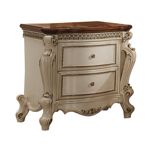 Picardy Antique Pearl & Cherry Oak Nightstand - Premium Nightstand from ACME East - Just $1109.55! Shop now at Furniture Wholesale Plus  We are the best furniture store in Nashville, Hendersonville, Goodlettsville, Madison, Antioch, Mount Juliet, Lebanon, Gallatin, Springfield, Murfreesboro, Franklin, Brentwood