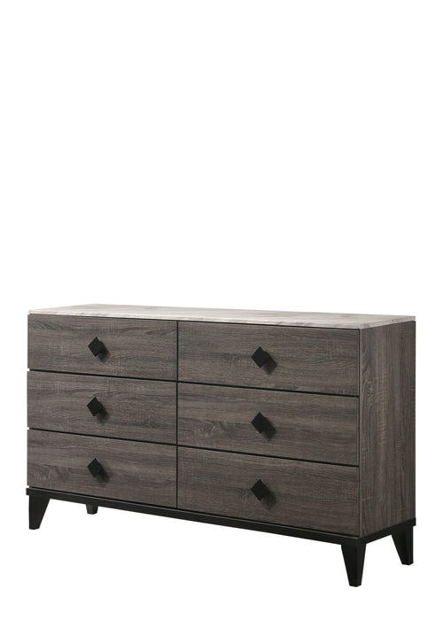 Avantika Faux Marble & Rustic Gray Oak Dresser - Premium Dresser from ACME East - Just $624! Shop now at Furniture Wholesale Plus  We are the best furniture store in Nashville, Hendersonville, Goodlettsville, Madison, Antioch, Mount Juliet, Lebanon, Gallatin, Springfield, Murfreesboro, Franklin, Brentwood