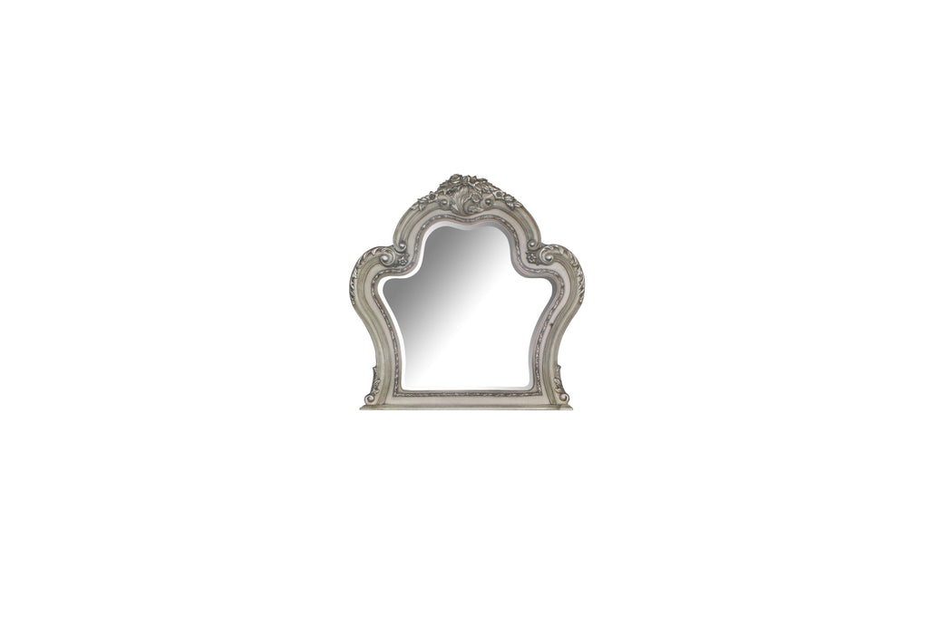 Dresden Vintage Bone White Mirror - Premium Mirror from ACME East - Just $581.10! Shop now at Furniture Wholesale Plus  We are the best furniture store in Nashville, Hendersonville, Goodlettsville, Madison, Antioch, Mount Juliet, Lebanon, Gallatin, Springfield, Murfreesboro, Franklin, Brentwood