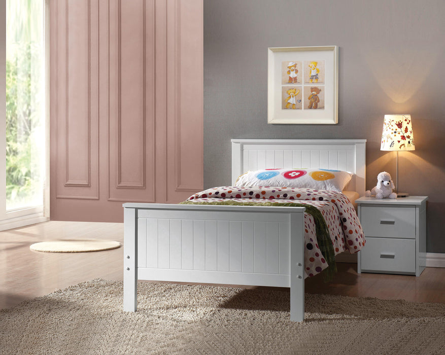 Bungalow White Twin Bed - Premium Bed from ACME East - Just $290.55! Shop now at Furniture Wholesale Plus  We are the best furniture store in Nashville, Hendersonville, Goodlettsville, Madison, Antioch, Mount Juliet, Lebanon, Gallatin, Springfield, Murfreesboro, Franklin, Brentwood