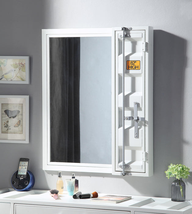 Cargo White Vanity Mirror - Premium Mirror from ACME East - Just $224.25! Shop now at Furniture Wholesale Plus  We are the best furniture store in Nashville, Hendersonville, Goodlettsville, Madison, Antioch, Mount Juliet, Lebanon, Gallatin, Springfield, Murfreesboro, Franklin, Brentwood
