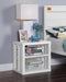 Cargo White Nightstand (USB) - Premium Nightstand from ACME East - Just $265.20! Shop now at Furniture Wholesale Plus  We are the best furniture store in Nashville, Hendersonville, Goodlettsville, Madison, Antioch, Mount Juliet, Lebanon, Gallatin, Springfield, Murfreesboro, Franklin, Brentwood