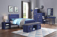 Cargo Blue Twin Bed - Premium Bed from ACME East - Just $395.85! Shop now at Furniture Wholesale Plus  We are the best furniture store in Nashville, Hendersonville, Goodlettsville, Madison, Antioch, Mount Juliet, Lebanon, Gallatin, Springfield, Murfreesboro, Franklin, Brentwood