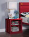Cargo Red Nightstand (USB) - Premium Nightstand from ACME East - Just $263.25! Shop now at Furniture Wholesale Plus  We are the best furniture store in Nashville, Hendersonville, Goodlettsville, Madison, Antioch, Mount Juliet, Lebanon, Gallatin, Springfield, Murfreesboro, Franklin, Brentwood