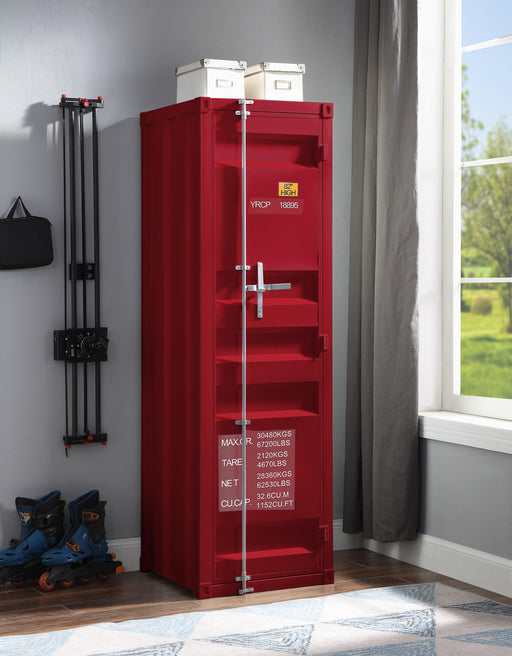 Cargo Red Wardrobe (Single Door) - Premium Wardrobe from ACME East - Just $688.35! Shop now at Furniture Wholesale Plus  We are the best furniture store in Nashville, Hendersonville, Goodlettsville, Madison, Antioch, Mount Juliet, Lebanon, Gallatin, Springfield, Murfreesboro, Franklin, Brentwood