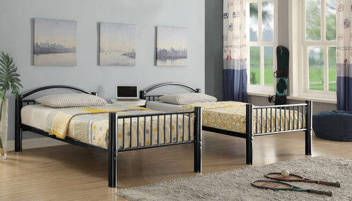 Cayelynn Black Bunk Bed (Twin/Twin) - Premium Bunk Bed from ACME East - Just $544.05! Shop now at Furniture Wholesale Plus  We are the best furniture store in Nashville, Hendersonville, Goodlettsville, Madison, Antioch, Mount Juliet, Lebanon, Gallatin, Springfield, Murfreesboro, Franklin, Brentwood