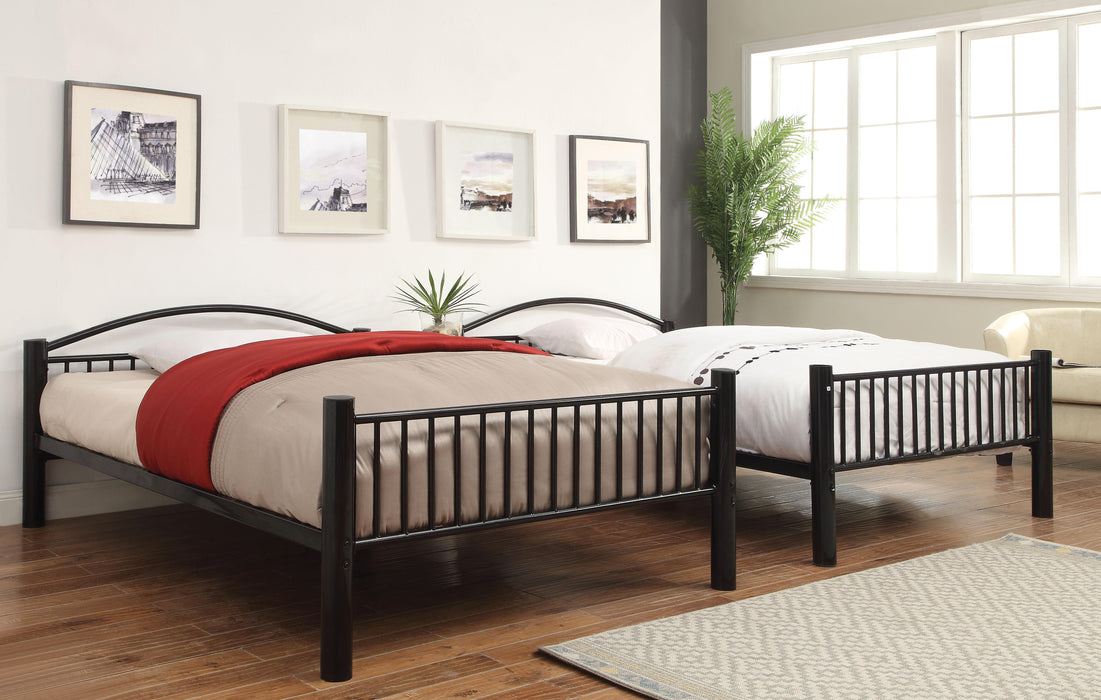 Cayelynn Black Bunk Bed (Full/Full) - Premium Bunk Bed from ACME East - Just $661.05! Shop now at Furniture Wholesale Plus  We are the best furniture store in Nashville, Hendersonville, Goodlettsville, Madison, Antioch, Mount Juliet, Lebanon, Gallatin, Springfield, Murfreesboro, Franklin, Brentwood