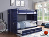 Cargo Blue Bunk Bed (Full/Full) - Premium Bunk Bed from ACME East - Just $1226.55! Shop now at Furniture Wholesale Plus  We are the best furniture store in Nashville, Hendersonville, Goodlettsville, Madison, Antioch, Mount Juliet, Lebanon, Gallatin, Springfield, Murfreesboro, Franklin, Brentwood