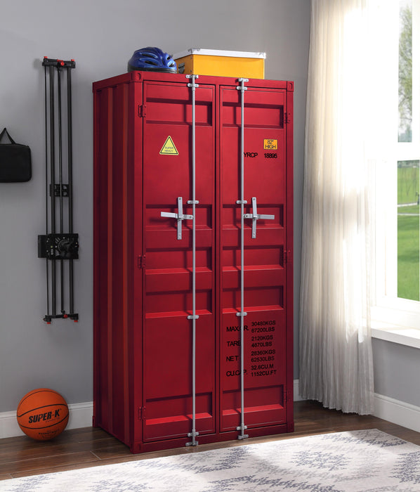 Cargo Red Wardrobe (Double Door) - Premium Wardrobe from ACME East - Just $934.05! Shop now at Furniture Wholesale Plus  We are the best furniture store in Nashville, Hendersonville, Goodlettsville, Madison, Antioch, Mount Juliet, Lebanon, Gallatin, Springfield, Murfreesboro, Franklin, Brentwood