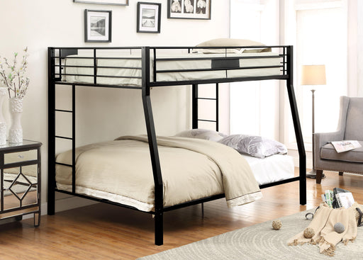 Limbra Sandy Black Full XL/Queen Bunk Bed - Premium Bunk Bed from ACME East - Just $649.35! Shop now at Furniture Wholesale Plus  We are the best furniture store in Nashville, Hendersonville, Goodlettsville, Madison, Antioch, Mount Juliet, Lebanon, Gallatin, Springfield, Murfreesboro, Franklin, Brentwood