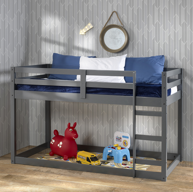 Gaston Gray Loft Bed - Premium Loft Bed from ACME East - Just $376.35! Shop now at Furniture Wholesale Plus  We are the best furniture store in Nashville, Hendersonville, Goodlettsville, Madison, Antioch, Mount Juliet, Lebanon, Gallatin, Springfield, Murfreesboro, Franklin, Brentwood