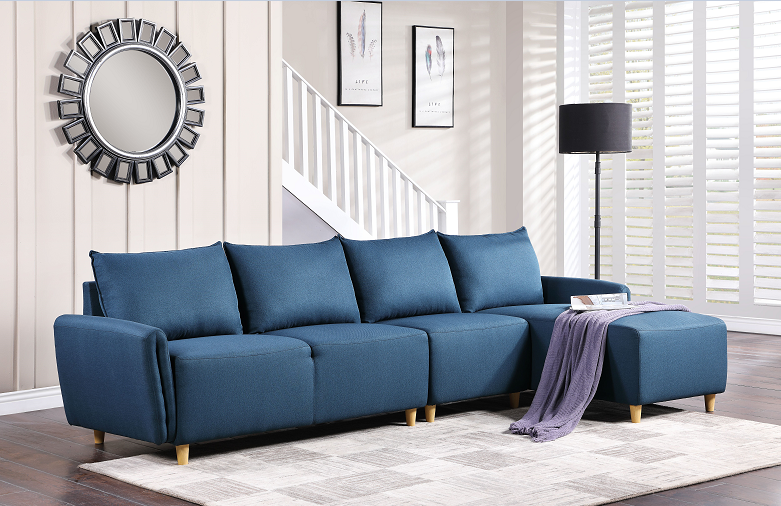 Marcin Gray Fabric Sectional Sofa - Premium Sectional from ACME East - Just $973.05! Shop now at Furniture Wholesale Plus  We are the best furniture store in Nashville, Hendersonville, Goodlettsville, Madison, Antioch, Mount Juliet, Lebanon, Gallatin, Springfield, Murfreesboro, Franklin, Brentwood
