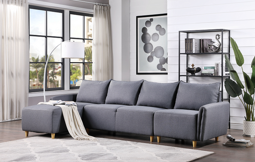Marcin Blue Fabric Sectional Sofa - Premium Sectional from ACME East - Just $973.05! Shop now at Furniture Wholesale Plus  We are the best furniture store in Nashville, Hendersonville, Goodlettsville, Madison, Antioch, Mount Juliet, Lebanon, Gallatin, Springfield, Murfreesboro, Franklin, Brentwood