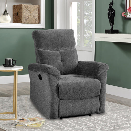 Treyton Gray Chenille Glider Recliner - Premium Recliner from ACME East - Just $464.10! Shop now at Furniture Wholesale Plus  We are the best furniture store in Nashville, Hendersonville, Goodlettsville, Madison, Antioch, Mount Juliet, Lebanon, Gallatin, Springfield, Murfreesboro, Franklin, Brentwood