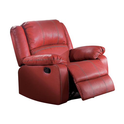 Zuriel Red PU Rocker Recliner (Motion) - Premium Recliner from ACME East - Just $462.15! Shop now at Furniture Wholesale Plus  We are the best furniture store in Nashville, Hendersonville, Goodlettsville, Madison, Antioch, Mount Juliet, Lebanon, Gallatin, Springfield, Murfreesboro, Franklin, Brentwood