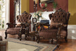 Versailles Brown Velvet & Cherry Oak Chair & 1 Pillow - Premium Chair from ACME East - Just $1628.25! Shop now at Furniture Wholesale Plus  We are the best furniture store in Nashville, Hendersonville, Goodlettsville, Madison, Antioch, Mount Juliet, Lebanon, Gallatin, Springfield, Murfreesboro, Franklin, Brentwood