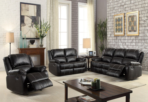 Zuriel Black PU Sofa (Motion) - Premium Sofa from ACME East - Just $1064.70! Shop now at Furniture Wholesale Plus  We are the best furniture store in Nashville, Hendersonville, Goodlettsville, Madison, Antioch, Mount Juliet, Lebanon, Gallatin, Springfield, Murfreesboro, Franklin, Brentwood